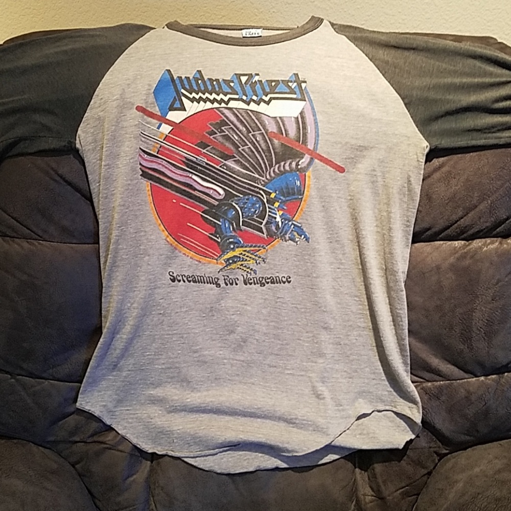 Judas Priest Jersey 1982-83 tour screaming for ven